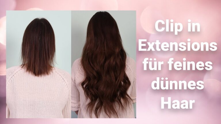 Optimale Clip-in Extensions f&uuml;r feines Haar