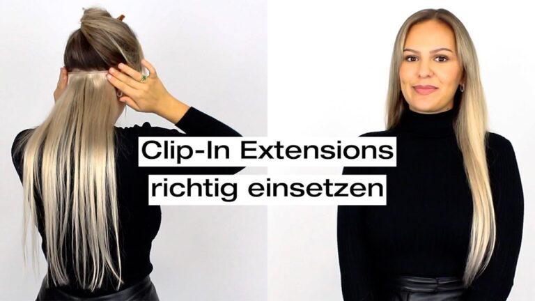 Clip-In Extensions Anbringen: Eine Schritt-für-Schritt-Anleitung