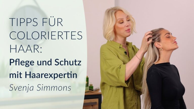 Tipps für die Pflege von gefärbtem Haar