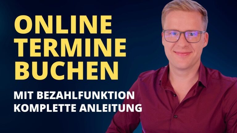 Online-Termine mit integrierten Bezahloptionen buchen