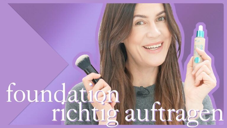 Anwendungstechniken f&uuml;r eine makellose Foundation