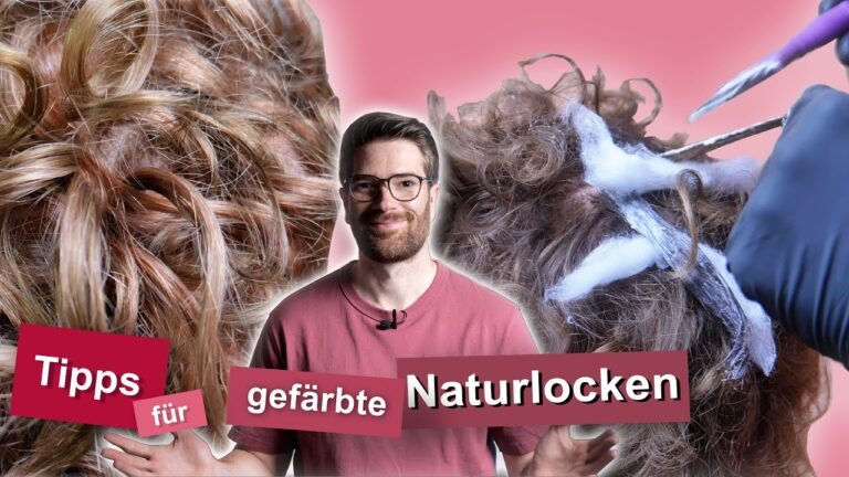 Pflegehinweise für gefärbte Locken